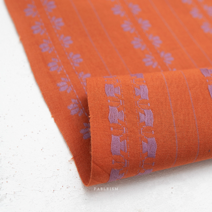 ** PREORDER **  Deco Stripe in Spice - Fine and Dandy Collection by Fableism Supply Co