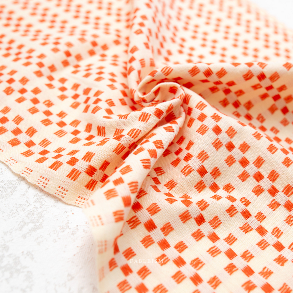 ** PREORDER **  Basket Weave in Picnic - Fine and Dandy Collection by Fableism Supply Co