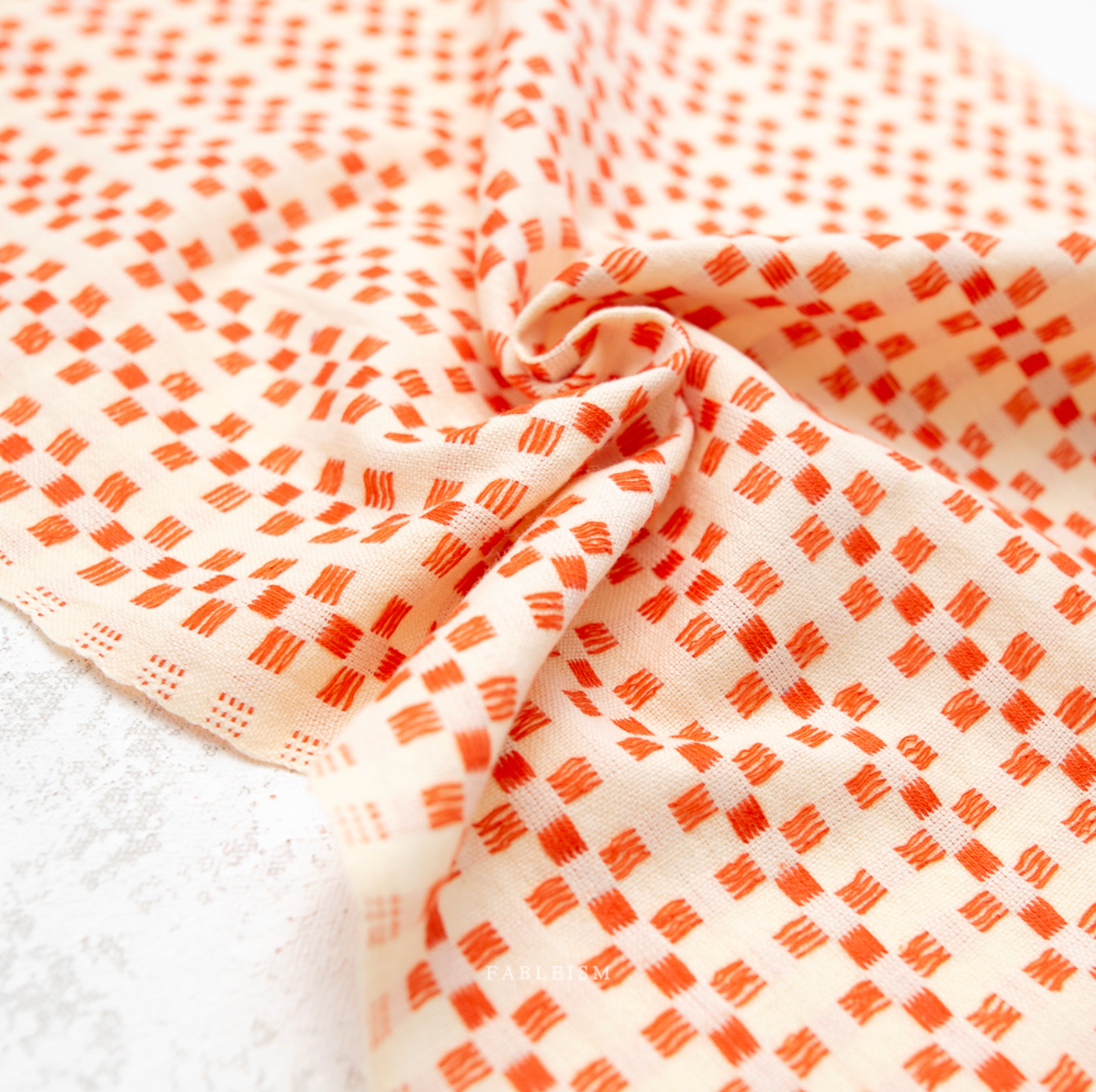 ** PREORDER **  Basket Weave in Picnic - Fine and Dandy Collection by Fableism Supply Co