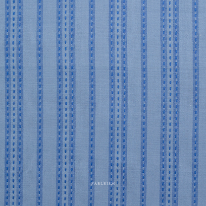 ** PREORDER **  Stitch Stripe in Blue - Fine and Dandy Collection by Fableism Supply Co