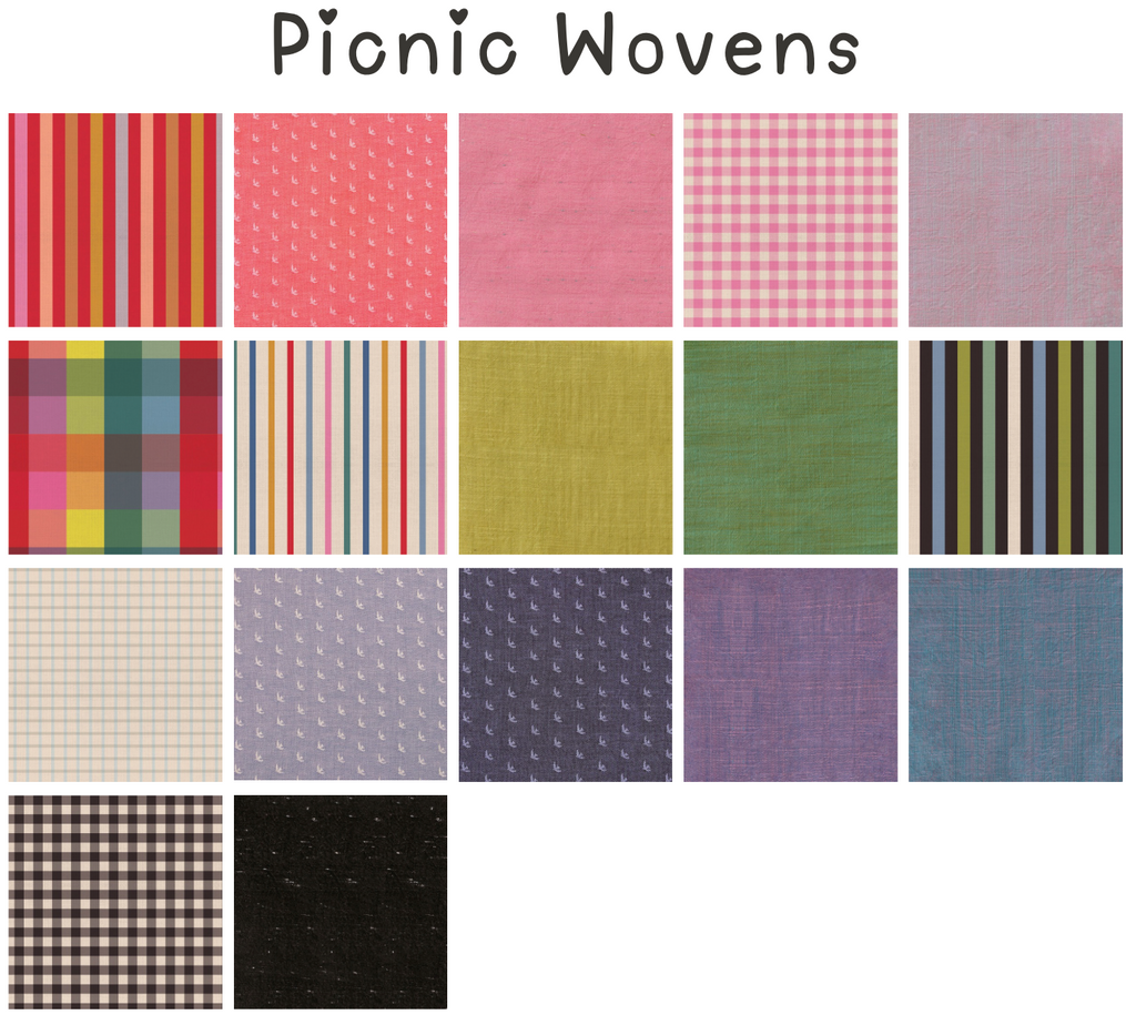 Picnic Wovens by Suzy Quilts - Full Collection Bundle | AGF