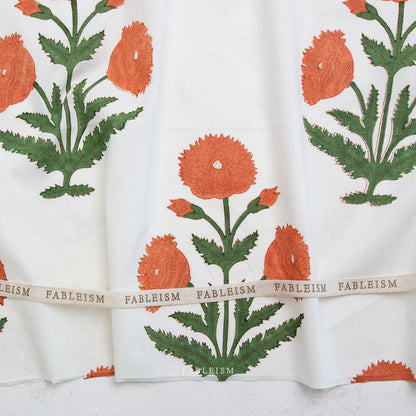 ** PREORDER **  Boho Floral in SIENNA - Indian Block Prints: Cottage | Fableism