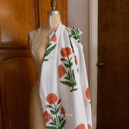 ** PREORDER **  Boho Floral in SIENNA - Indian Block Prints: Cottage | Fableism