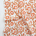 Trumpet Vines in SIENNA - Indian Block Prints: Cottage | Fableism