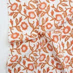 Trumpet Vines in SIENNA - Indian Block Prints: Cottage | Fableism