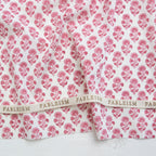 Stamp Floral in PINK - Indian Block Prints: Cottage | Fableism
