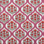 Lattice Floral in PINK - Indian Block Prints: Cottage | Fableism