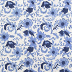 Country Floral in BLUE - Indian Block Prints: Cottage | Fableism
