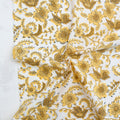 Country Floral in YELLOW - Indian Block Prints: Cottage | Fableism