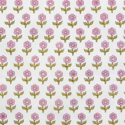 ** PREORDER **  Flowerling in PINK - Indian Block Prints: Cottage | Fableism