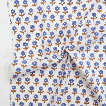 ** PREORDER **  Flowerling in VIOLET - Indian Block Prints: Cottage | Fableism