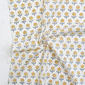 Flowerling in YELLOW - Indian Block Prints: Cottage | Fableism
