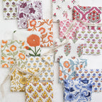 Wild Floral in BLUSHING - Indian Block Prints: Cottage | Fableism